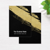 Cartes d'affichage de la brosse en or noir (Bureau)