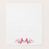 Cartes d'affichage de la tente pliée fleurie (Extérieur déplié)