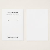 Cartes d'affichage de l'écoute de texte personnali (Devant & derrière)