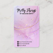 Cartes d'affichage de l'encre d'alcool pourpre (Devant)