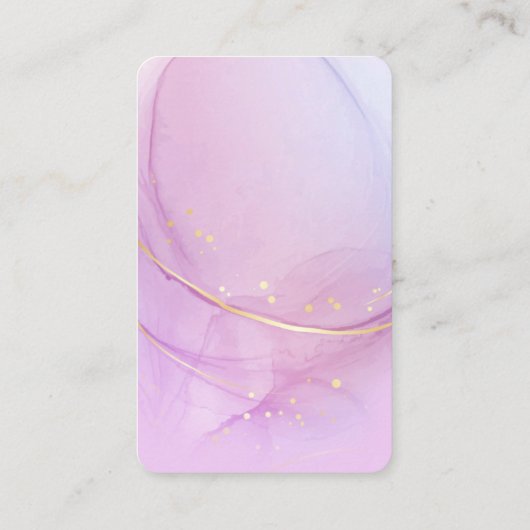 Cartes d'affichage de l'encre d'alcool pourpre (Dos)