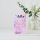 Cartes d'affichage de l'encre d'alcool pourpre (Debout devant)