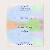 Cartes d'affichage de l'étendoir personnalisé (Extérieur déplié)