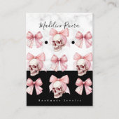 Cartes d'affichage de l'oreille artisanale gothiqu (Devant)