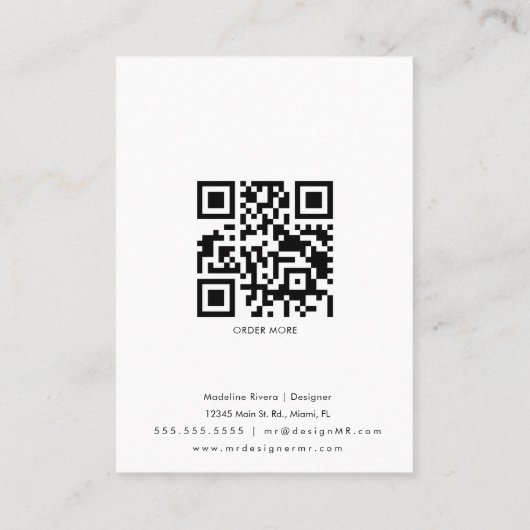 Cartes d'affichage de l'oreille de la sirène (Dos)