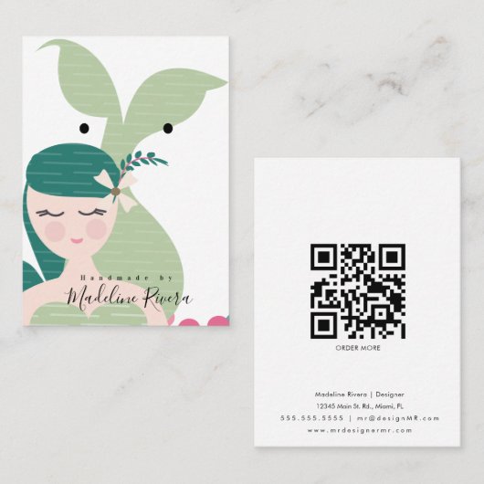 Cartes d'affichage de l'oreille de la sirène (Devant / Derrière)