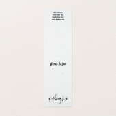 Cartes d'affichage de l'oreille de la tente floral (Extérieur déplié)