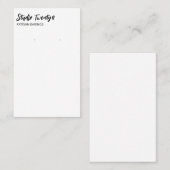 Cartes d'affichage de l'oreille de police moderne (Devant / Derrière)