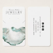 Cartes d'affichage de l'oreille et du collier bleu (Devant & derrière)