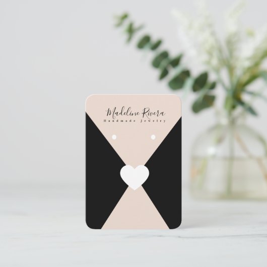 Cartes d'affichage de l'oreille géométrique du coe (Debout devant)