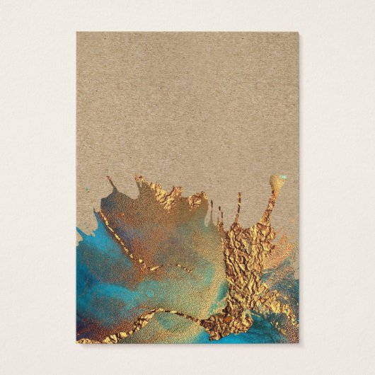 Cartes d'affichage de l'oreille moderne en encre b (Dos)