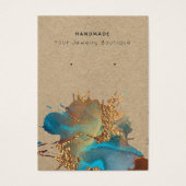 Cartes d'affichage de l'oreille moderne en encre b (Devant)