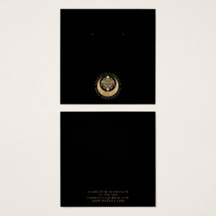 Cartes d'affichage de l'oreille noire céleste Lune