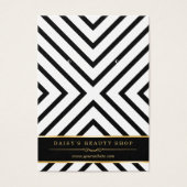 Cartes d'affichage de luxe Gold Black White (Devant)