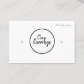 Cartes d'affichage des détenteurs d'argile (Devant)