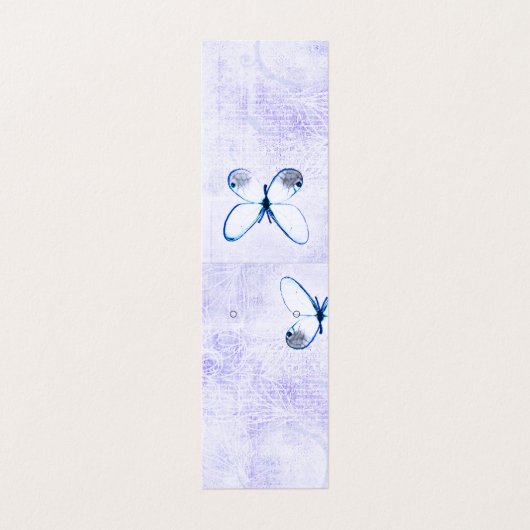 Cartes d'affichage des papillons bleus déçus (Extérieur déplié)