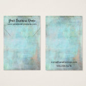 Cartes d'affichage du détenteur de collier Aqua Vi (Devant & derrière)