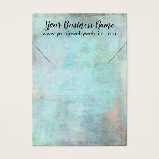 Cartes d'affichage du détenteur de collier Aqua Vi (Devant)