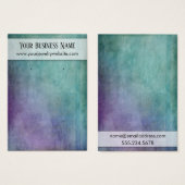 Cartes d'affichage du Porte-oreille pourpre et Tur (Devant & derrière)