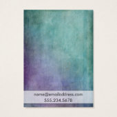 Cartes d'affichage du Porte-oreille pourpre et Tur (Dos)