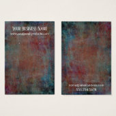 Cartes d'affichage du support d'oreille bleu rouge (Devant & derrière)