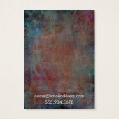 Cartes d'affichage du support d'oreille bleu rouge (Dos)