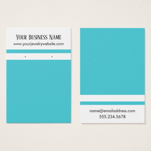 Cartes d'affichage du support d'oreille en bande T (Devant & derrière)