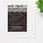 Cartes d'affichage en dentelle de bois (Bureau)