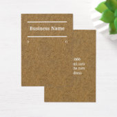 Cartes d'affichage en liège chic kraft (Bureau)