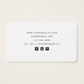 Cartes d'affichage Ethereal Blue Agate Collier (Dos)