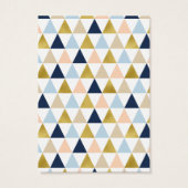 Cartes d'affichage géométrique Marine Peach Gold (Dos)