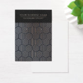 Cartes d'affichage géométrique Rose Gold Blue (Bureau)