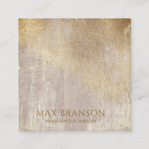 Cartes d'affichage Gold Abstrait Faux Foil