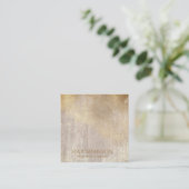 Cartes d'affichage Gold Abstrait Faux Foil (Debout devant)