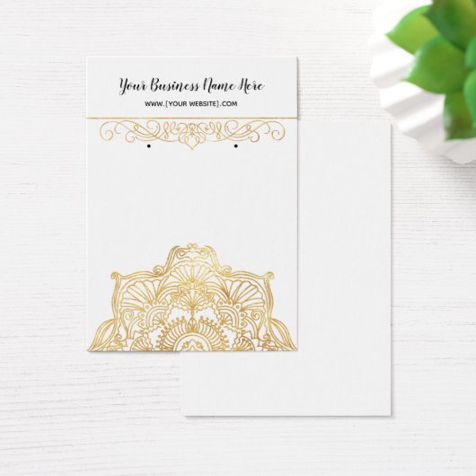 Cartes d'affichage Gold Mandala (Bureau)