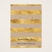 Cartes d'affichage haute qualité Kraft & Gold Foil (Devant)