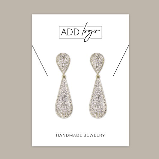 Cartes d'affichage minimaliste simple logo