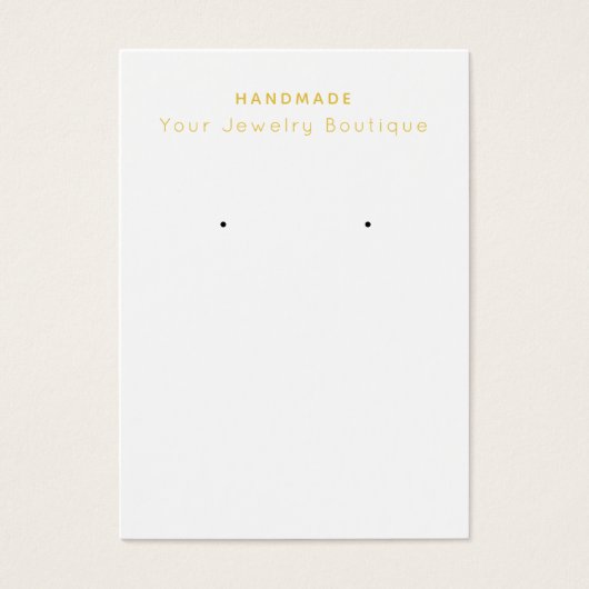 Cartes d'affichage Mod Blue Gold Checkerboard (Devant)