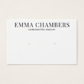 Cartes d'affichage modernes chic rose (Devant)