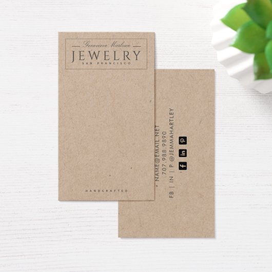 Cartes d'affichage modernes en noir blanc à oreill (Bureau)