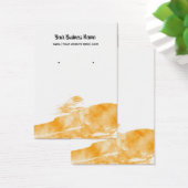 Cartes d'affichage Orange Watercolor (Bureau)