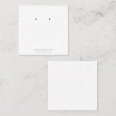 Cartes d'affichage personnalisées (Devant / Derrière)