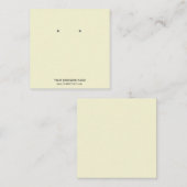 Cartes d'affichage personnalisées (Devant / Derrière)