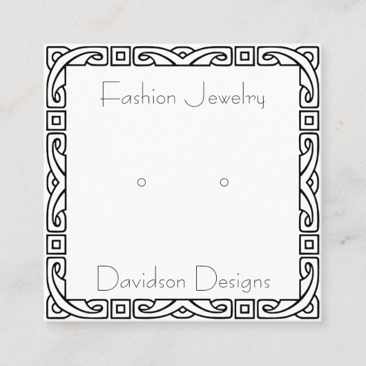 Cartes d'affichage personnalisées Art Déco (Devant)