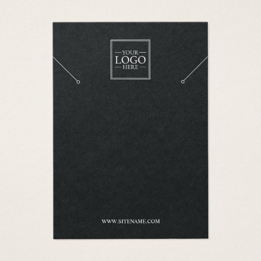 Cartes d'affichage personnalisées du logo de l'ent (Devant)