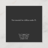 Cartes d'affichage personnalisées Filigree "Or" (Dos)