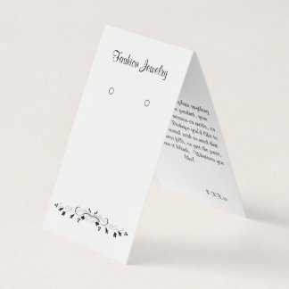 Cartes d'affichage personnalisées pour oreille Vin