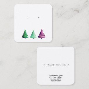 Cartes d'affichage personnalisées pour petits arbr