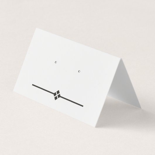 Cartes d'affichage personnalisées Tentfold Diamond (Devant)