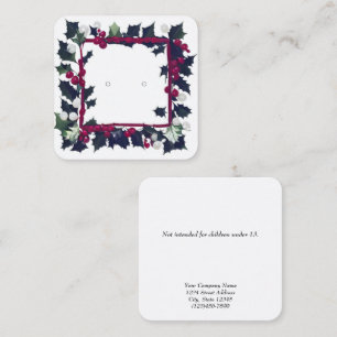 Cartes d'affichage personnalisées Vintage Holly